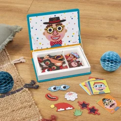 Janod Magnetibook Crazy Boy Faces Flash Sale