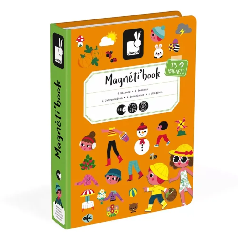 Janod Magnetibook Las 4 Estaciones Cheap