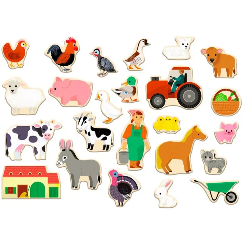 Djeco Magnetics Farmix: Imanes La Granja Best Sale