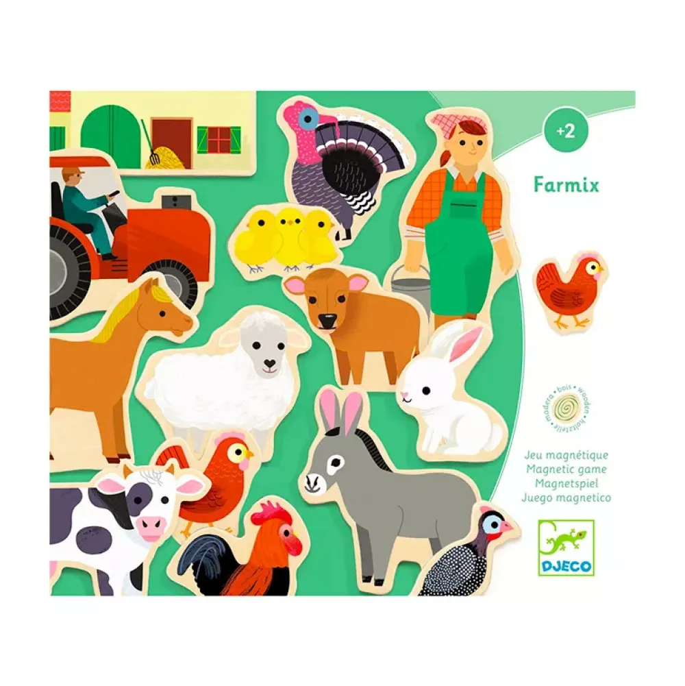 Djeco Magnetics Farmix: Imanes La Granja Best Sale