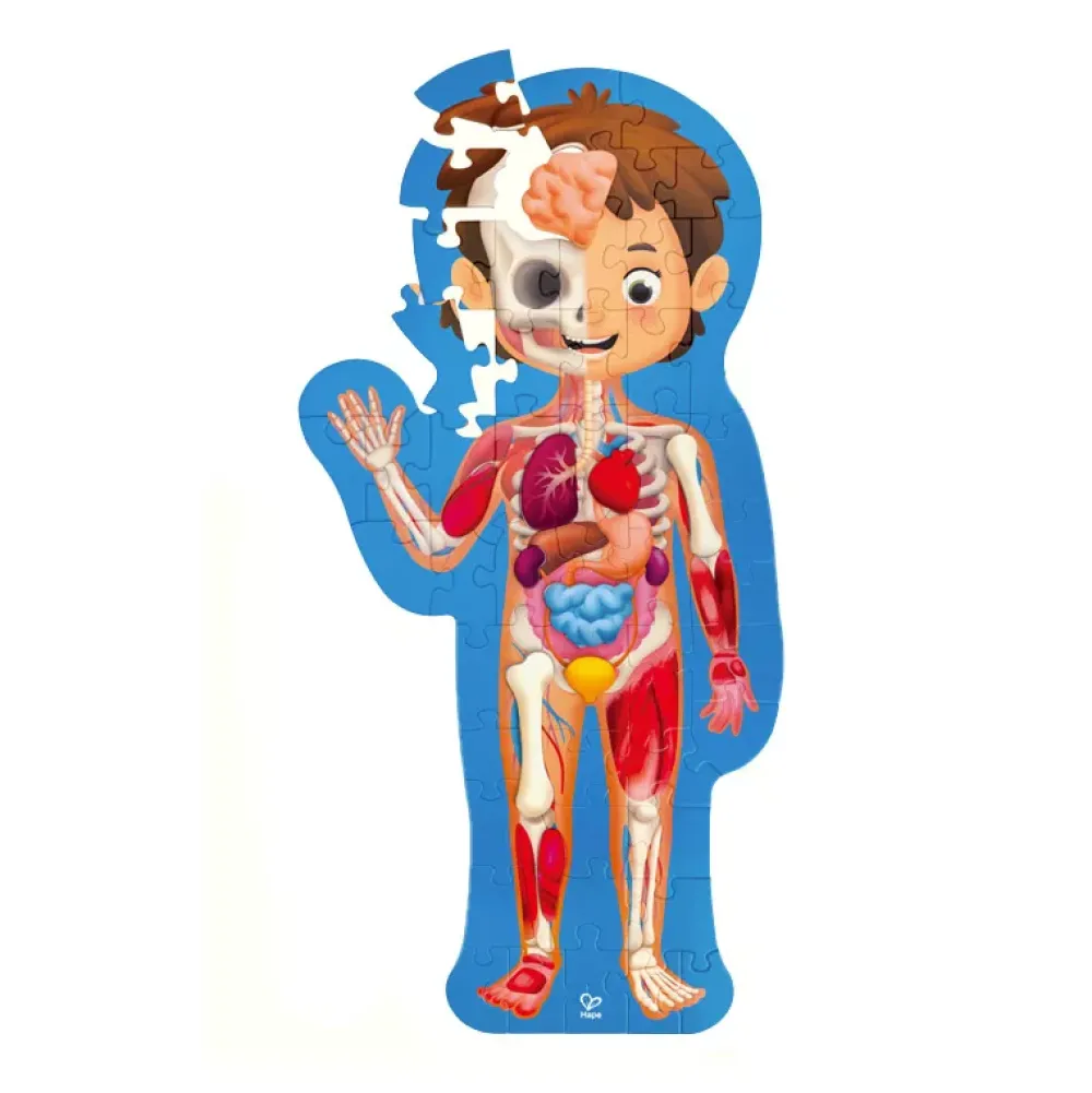 Hape Maletin Puzzle Cuerpo Humano Fashion
