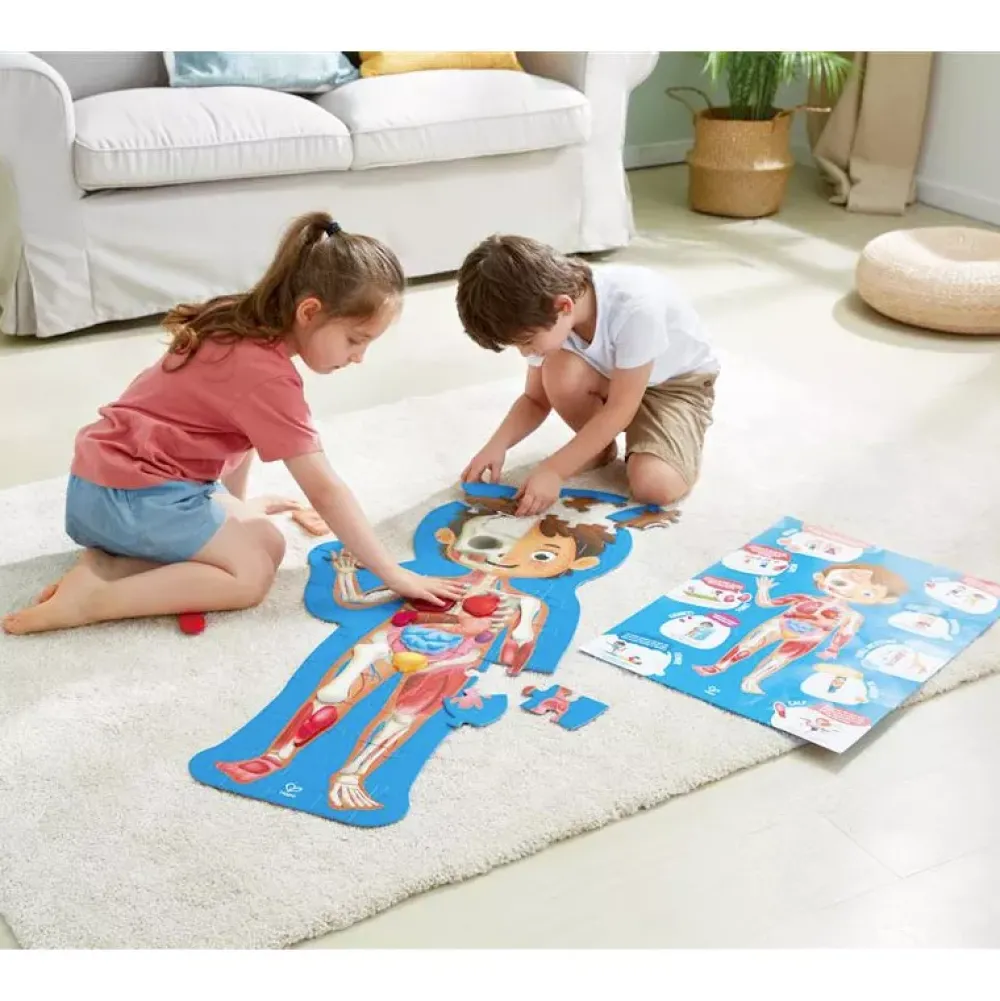 Hape Maletin Puzzle Cuerpo Humano Fashion
