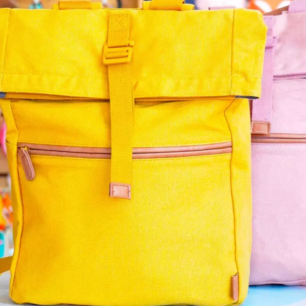Fresk Mochila Grande Lisa Mostaza Sale