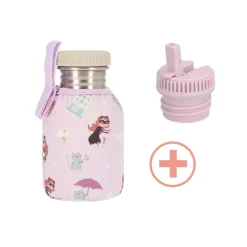 Tutete Pack Botella Acero Fantastic Girl 350 Ml Con Tapon Boquilla Fashion