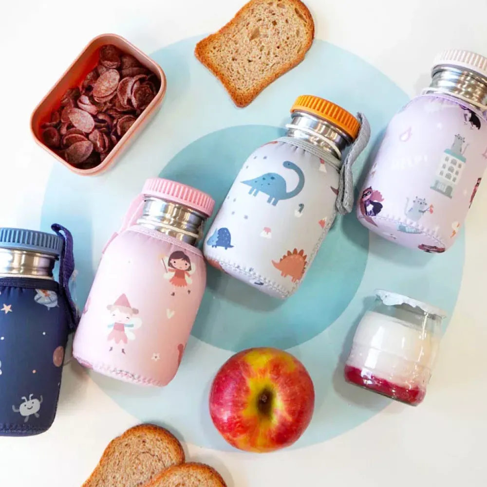 Tutete Pack Botella Acero The Martians 350 Ml Con Tapon Boquilla New