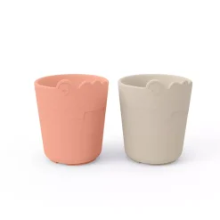 Done by Deer Pack De 2 Vasos Croco Arena Coral Best Sale