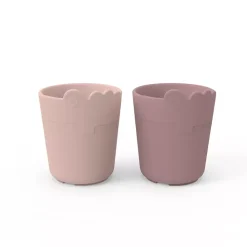 Done by Deer Pack De 2 Vasos Croco Rosa Cheap