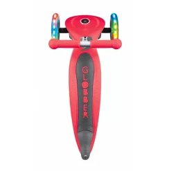 Globber Patinete Primo Rojo Plegable Y Con Luces New