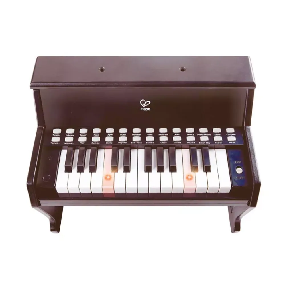 Hape Piano De Aprendizaje Con Luces Negro Flash Sale