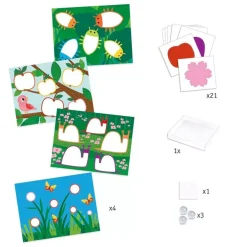 Djeco Pintar Con Canicas: Naturaleza Multicolor Shop