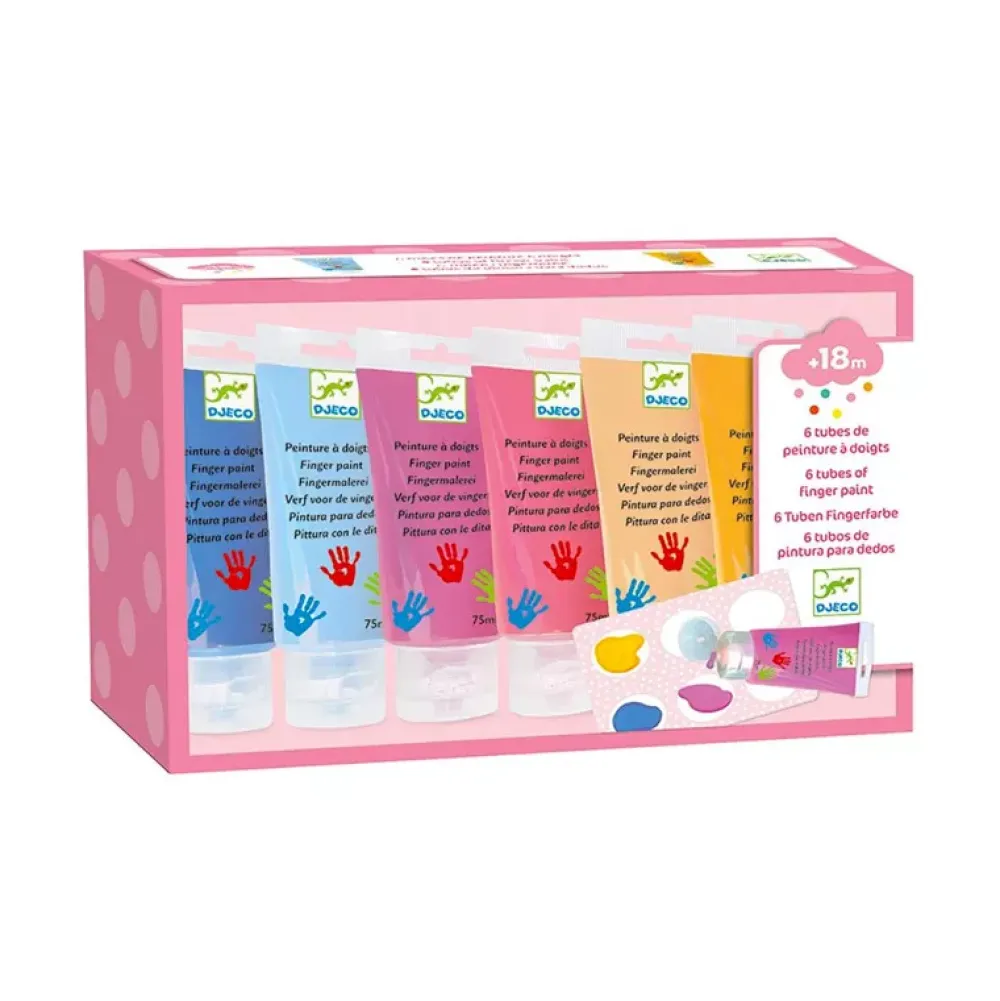 Djeco Pintura Para Dedos Colores Sweet Sale