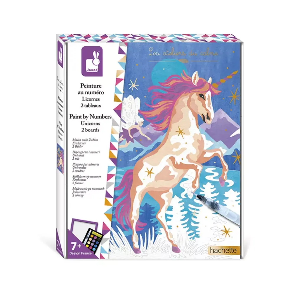 Janod Pintura Por Numeros Unicornios Outlet