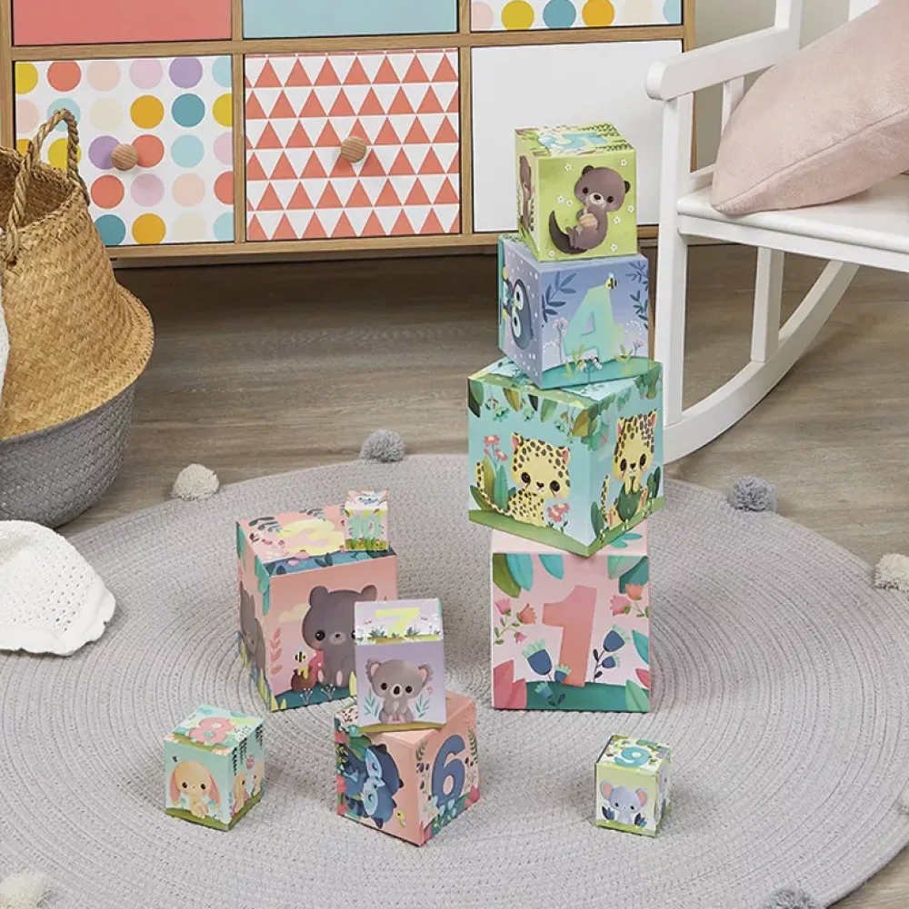 Janod Piramide Cuadrada: Animales Adorables Online