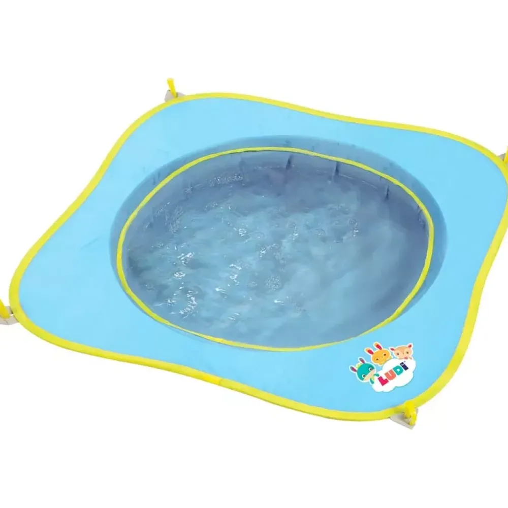 Ludi Piscina Pop-Up Con 8 Juguetes De Playa Flash Sale
