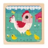 Janod Puzzle De Madera: Gallina Henriette Outlet