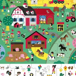 Janod Puzzle De Observacion La Granja: 24 Piezas Store