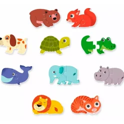 Djeco Puzzle Duo Animales Shop