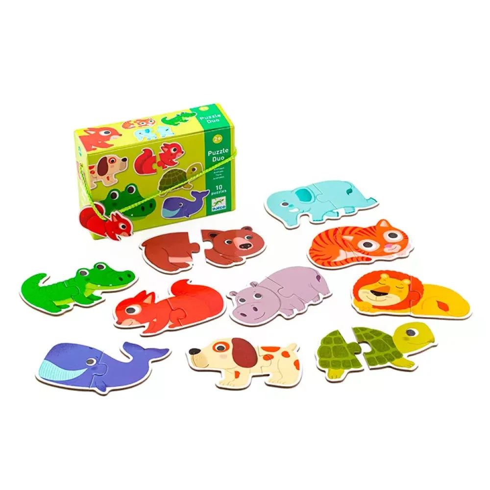 Djeco Puzzle Duo Animales Shop