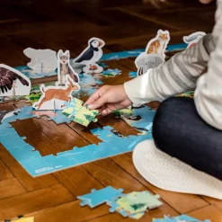 Janod Puzzle Educativo: Animales En Peligro De Extincion Online