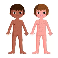 Janod Puzzle Educativo Cuerpo Humano Fashion