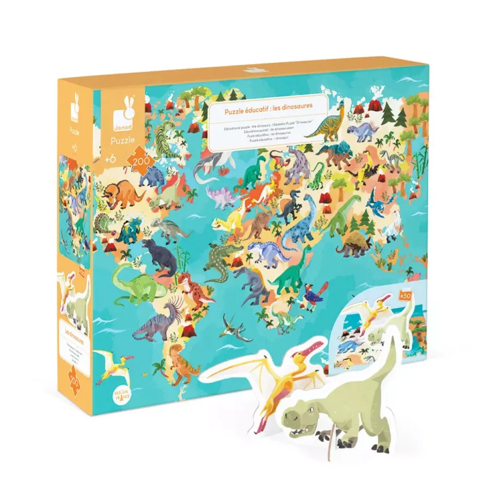 Janod Puzzle Educativo: Los Dinosaurios Sale