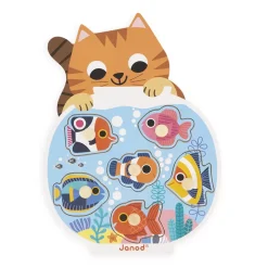 Janod Puzzle Encajable Con Pomo: La Pecera Store