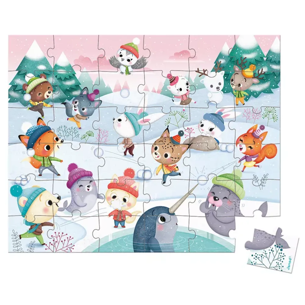 Janod Puzzle Fiesta En La Nieve: 36 Piezas Store