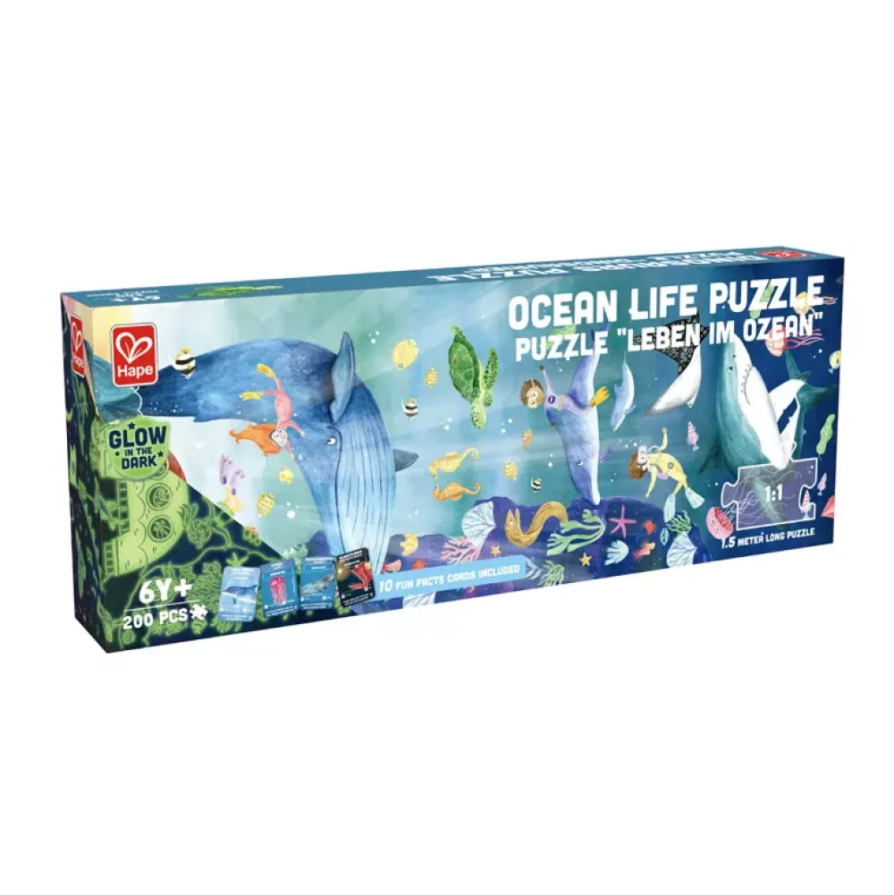 Hape Puzzle Fluorescente La Vida En El Oceano Outlet