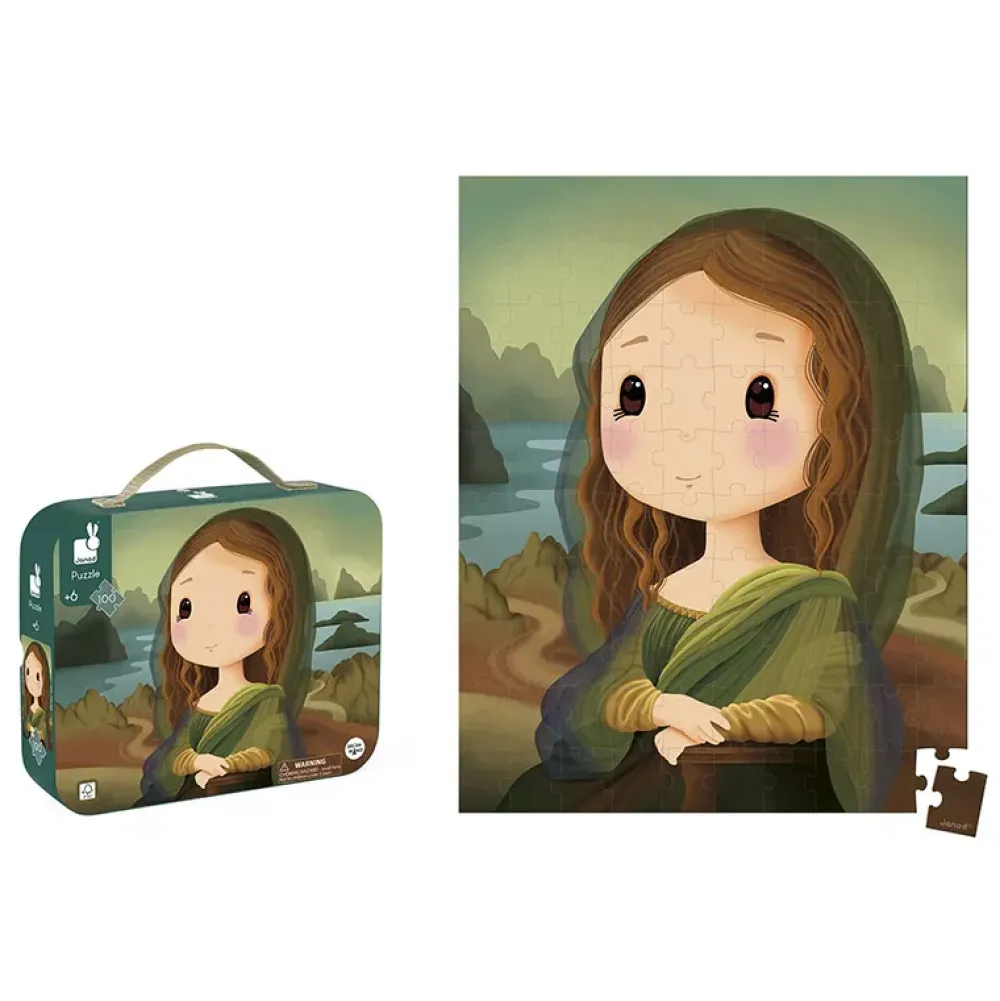 Janod Puzzle Inspired By Leonardo Da Vinci: 100 Piezas Best Sale