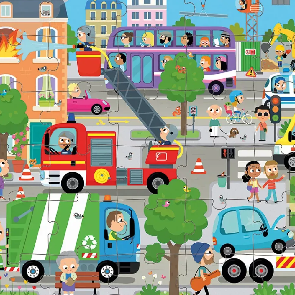 Janod Puzzle La Ciudad: 36 Piezas Clearance