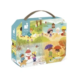 Janod Puzzle Las Estaciones: 36 Piezas Fashion