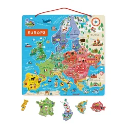 Janod Puzzle Magnetico Europa Fashion