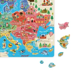 Janod Puzzle Magnetico Europa Fashion
