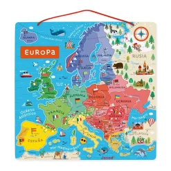Janod Puzzle Magnetico Europa Fashion