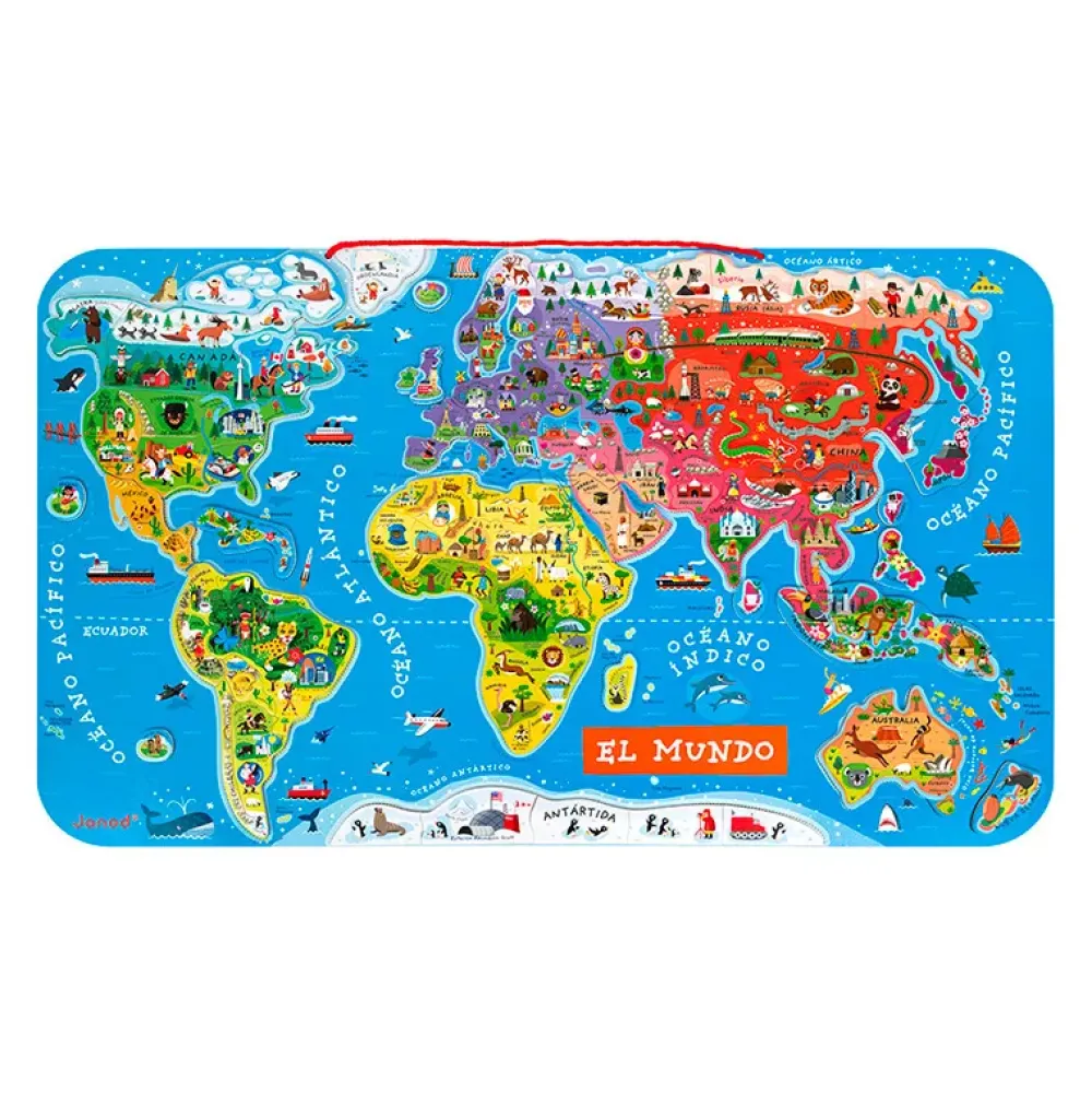 Janod Puzzle Magnetico Mapamundi Cheap