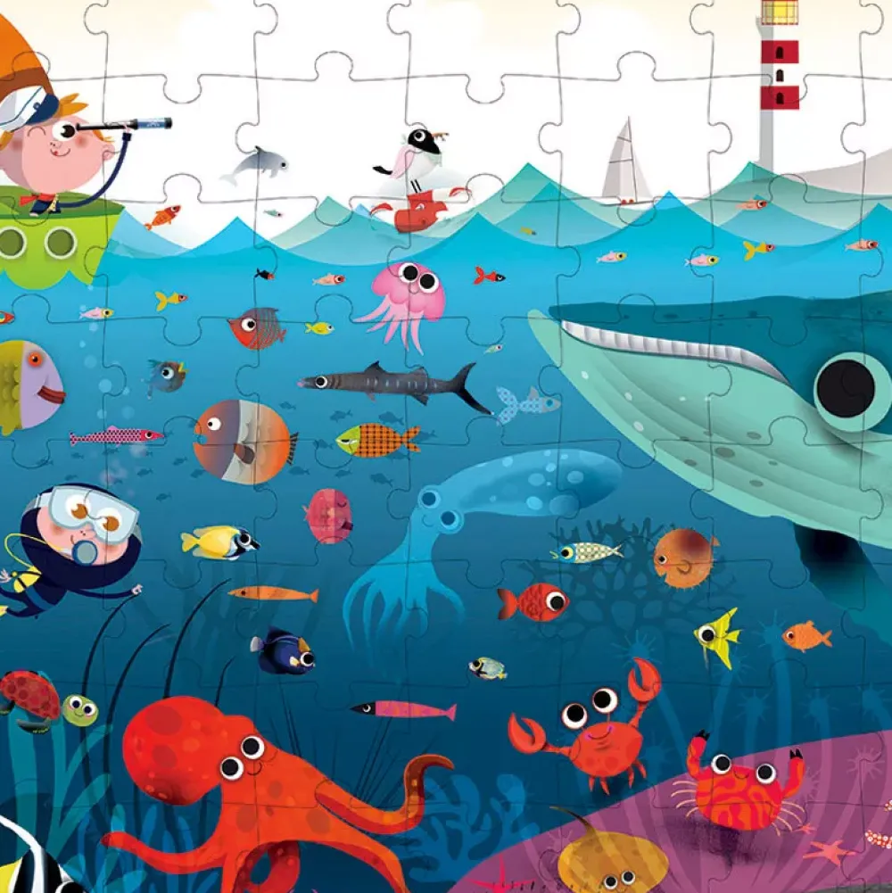 Janod Puzzle Mundo Submarino: 100 Piezas Hot