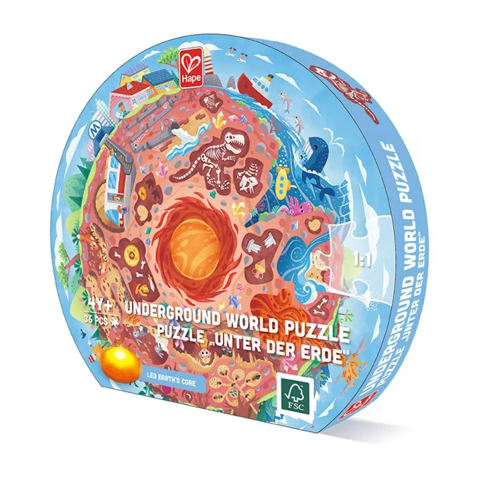 Hape Puzzle Mundo Subterraneo Flash Sale