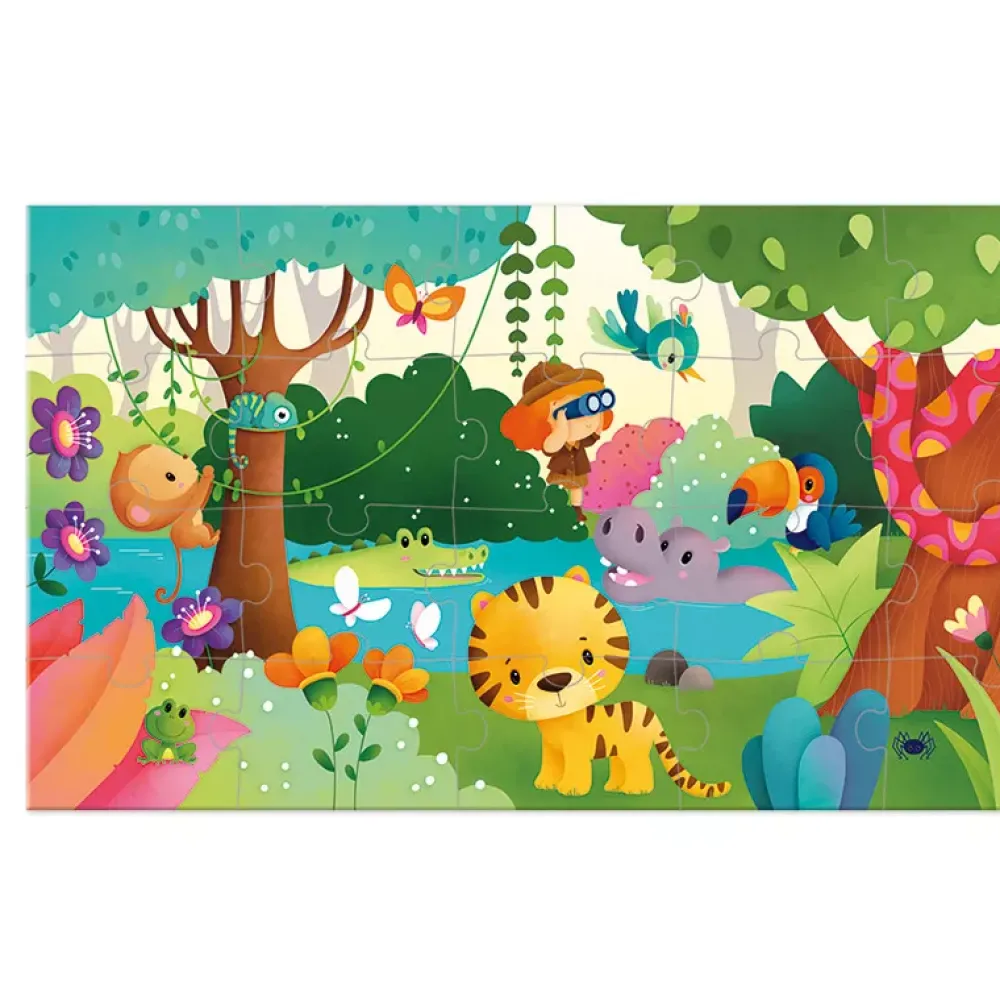 Janod Puzzle Panoramico Selva: 36 Piezas Flash Sale