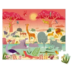 Janod Puzzle Reserva De Animales: 54 Piezas Discount