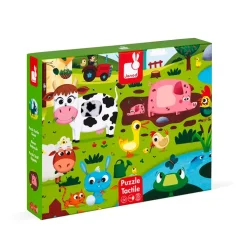 Janod Puzzle Tactil Gigante Animales De La Granja: 20 Piezas Best Sale
