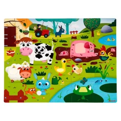 Janod Puzzle Tactil Gigante Animales De La Granja: 20 Piezas Best Sale