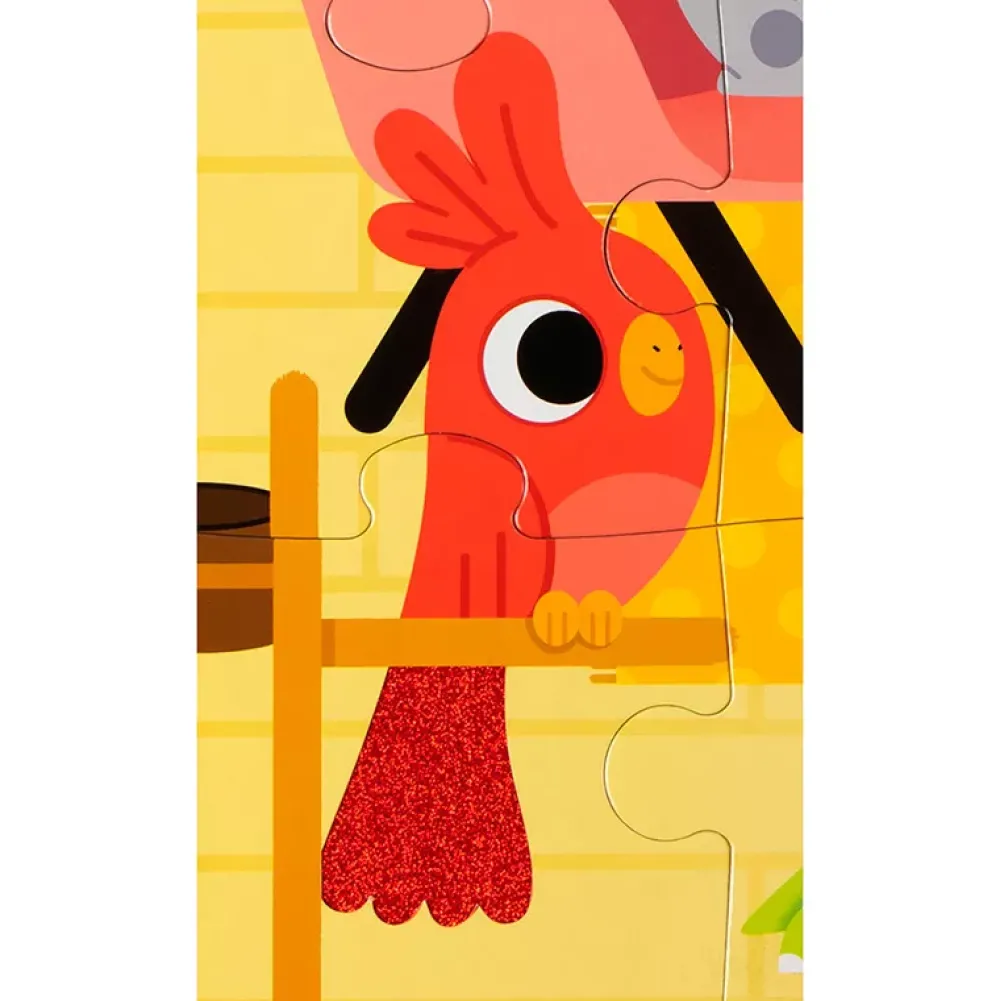 Janod Puzzle Tactil Gigante Animales Domesticos: 20 Piezas Online