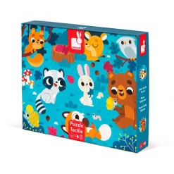 Janod Puzzle Tactil Gigante Animales Del Bosque: 20 Piezas Sale