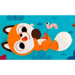 Janod Puzzle Tactil Gigante Animales Del Bosque: 20 Piezas Sale
