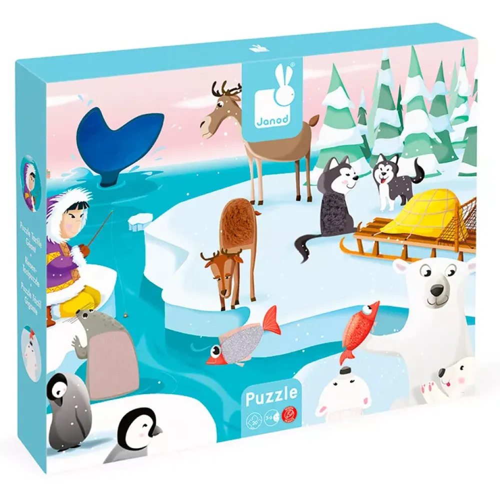 Janod Puzzle Tactil Gigante En El Hielo: 20 Piezas Cheap