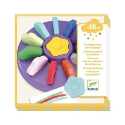 Djeco Set De 12 Ceras Con Forma De Flor Shop