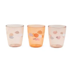 Done by Deer Set De 3 Mini Vasos Happy Clouds Papaya Best
