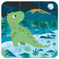 Janod Set De 4 Puzzles Evolutivos: Dinosaurios Sale