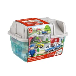 Hape Set De Construccion Ferrocarril Ciudad Discount