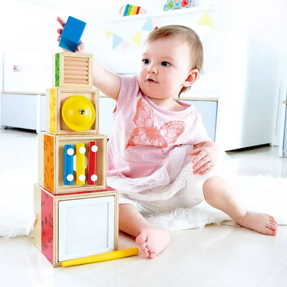 Hape Set Musical Apilable Shop